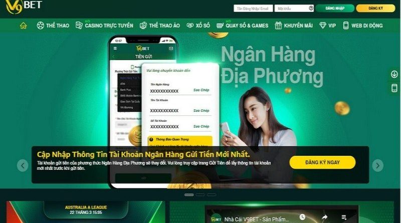 Chi tiết về rút tiền V9bet cực kỳ đơn giản dành cho tân thủ