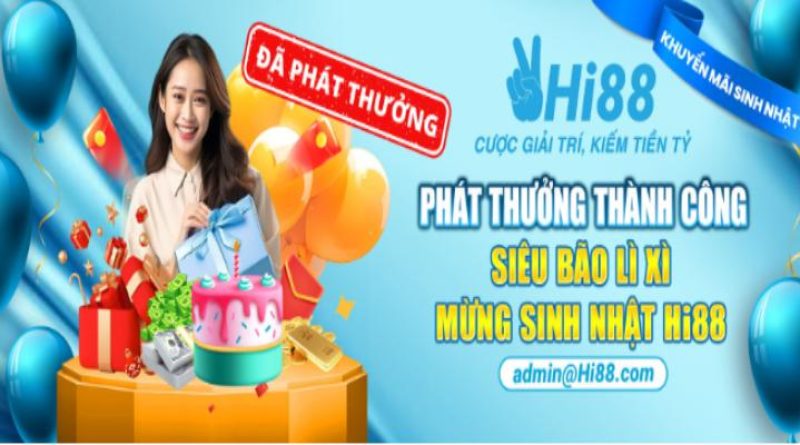 Sự Kiện Hi88 Mừng Sinh Nhật Hot Nhất Tháng 12/2023